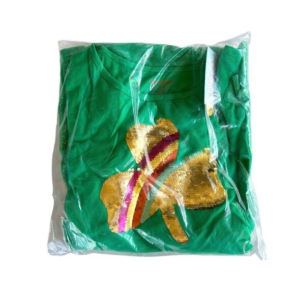 NWT Girls Cat & Jack Lucky Me Sequin Shamrock Tutu Dress - Sz XXL - Picture 2 of 2